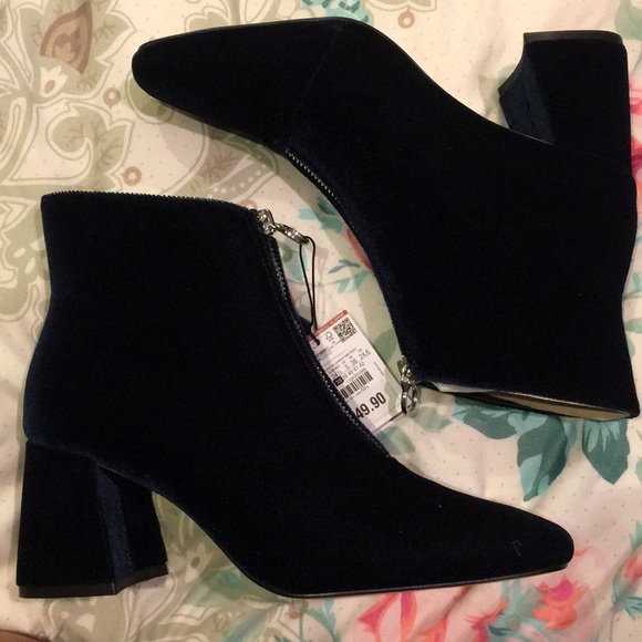 Zara Shoes - CHUNKY HIGH HEEL ANKLE BOOTS WITH ZIP